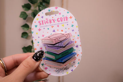 Cozy Book Stack – Kindle/Phone Grip Rooted Book Lover Co