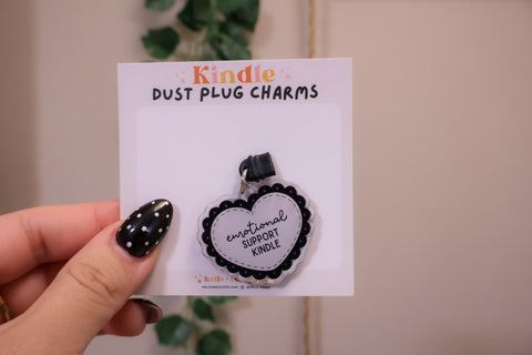 Emotional Support Kindle – Dust Plug Rooted Book Lover Co