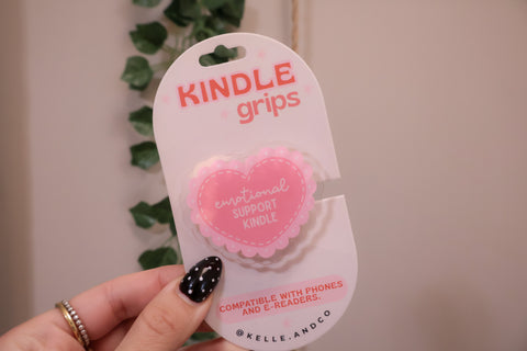 Emotional Support Kindle – Kindle Grip Rooted Book Lover Co