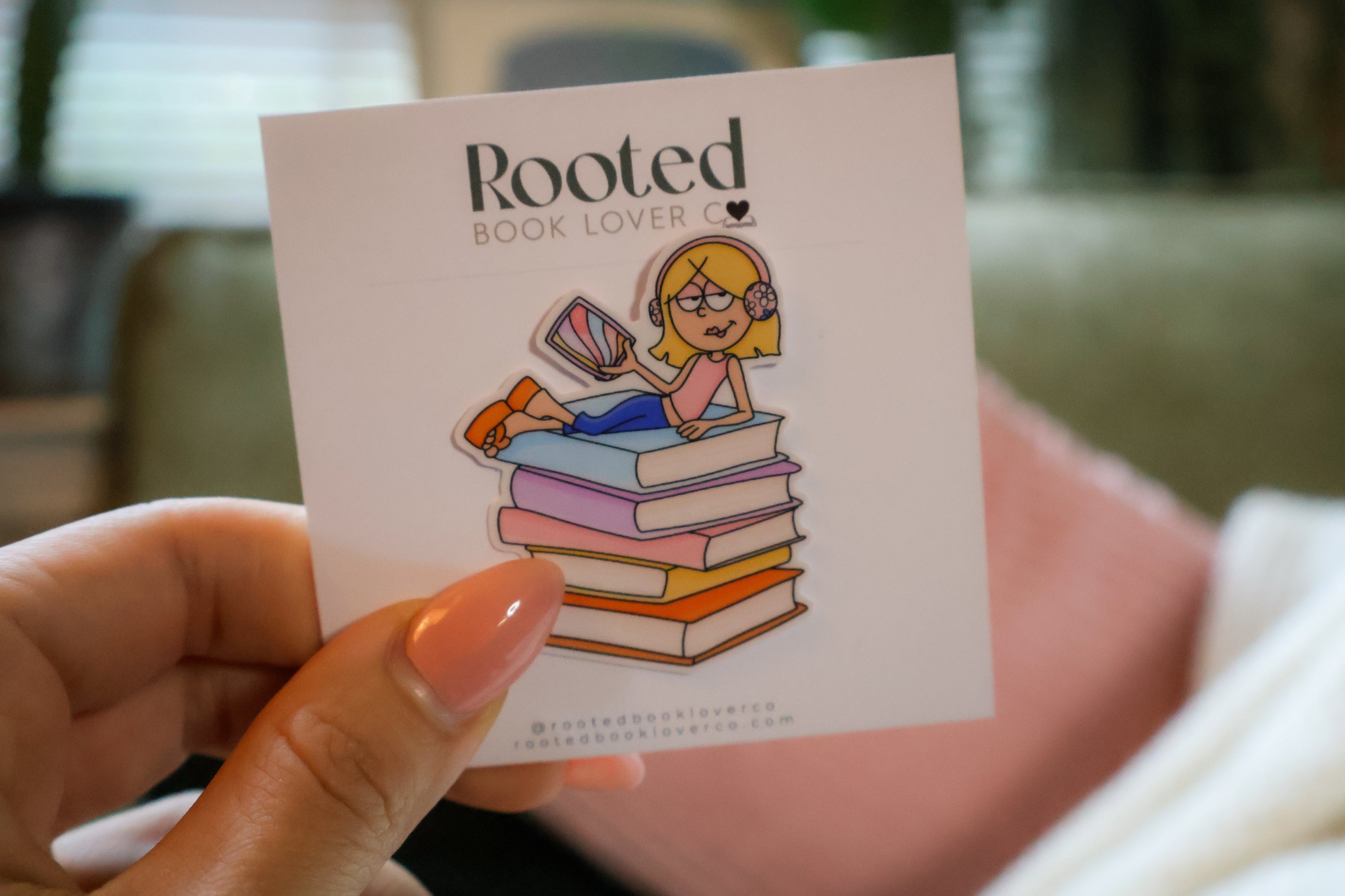 Bookish Stickers Rooted Book Lover Co