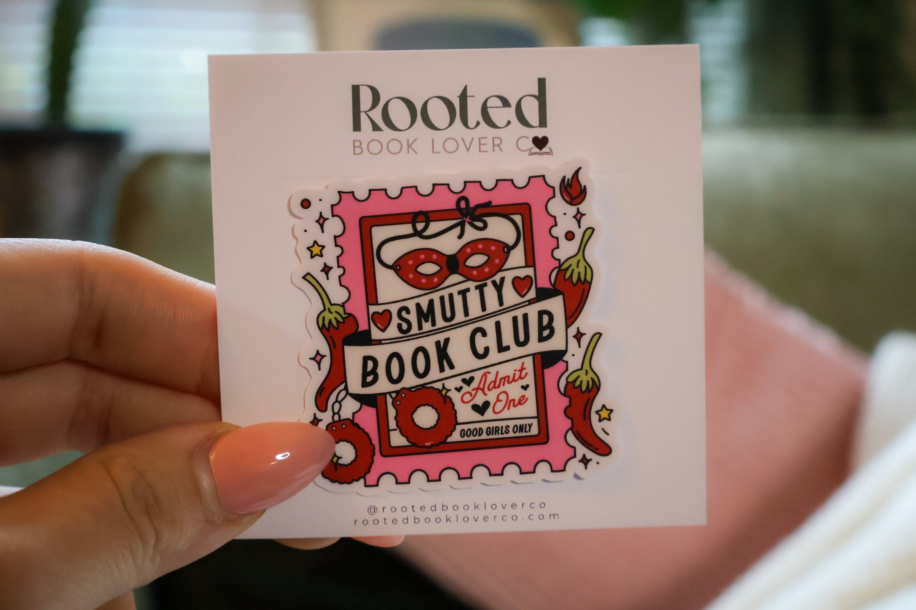 Bookish Stickers Rooted Book Lover Co
