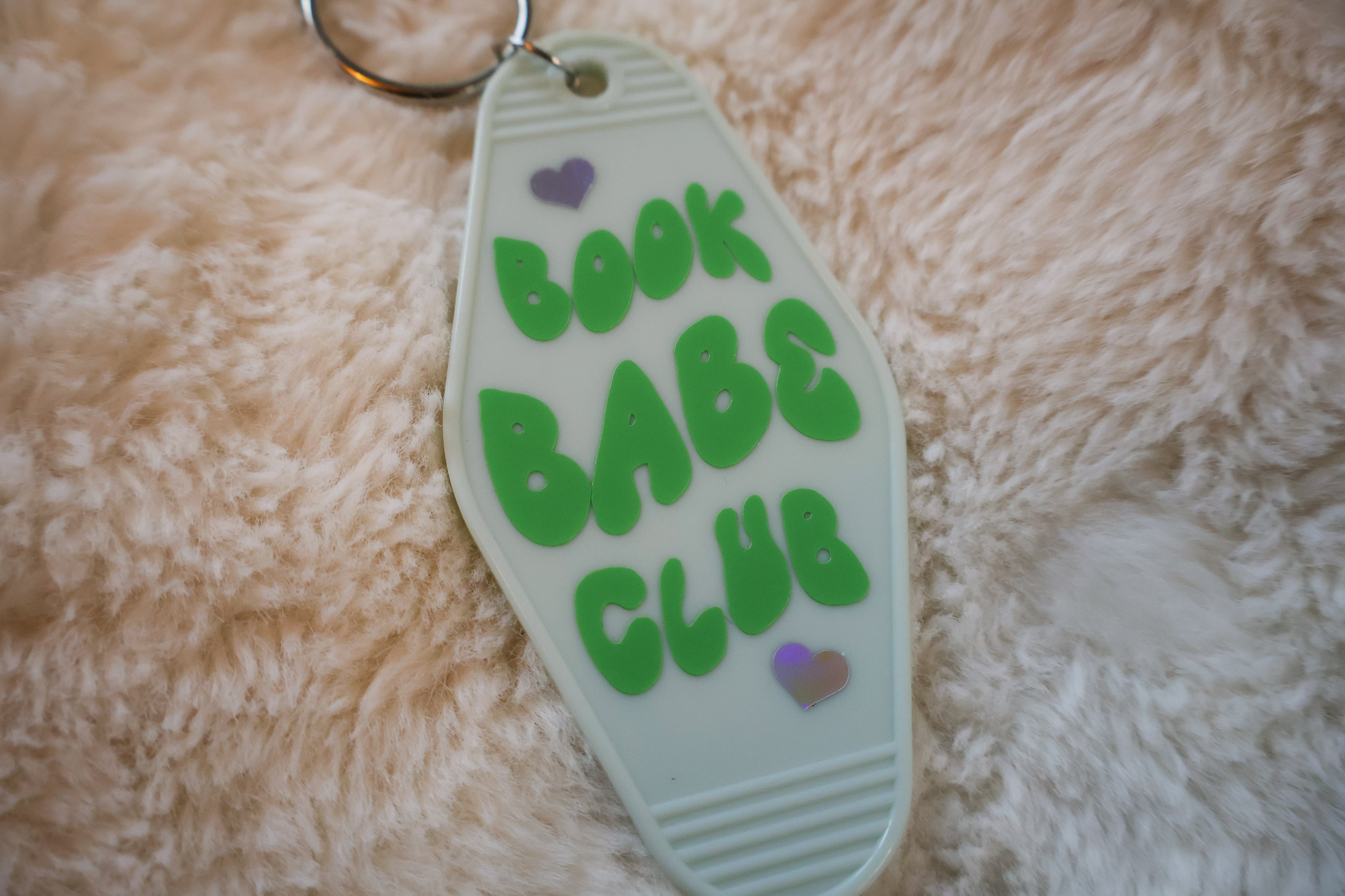 Book Club Babe Bookish Keyring Rooted Book Lover Co