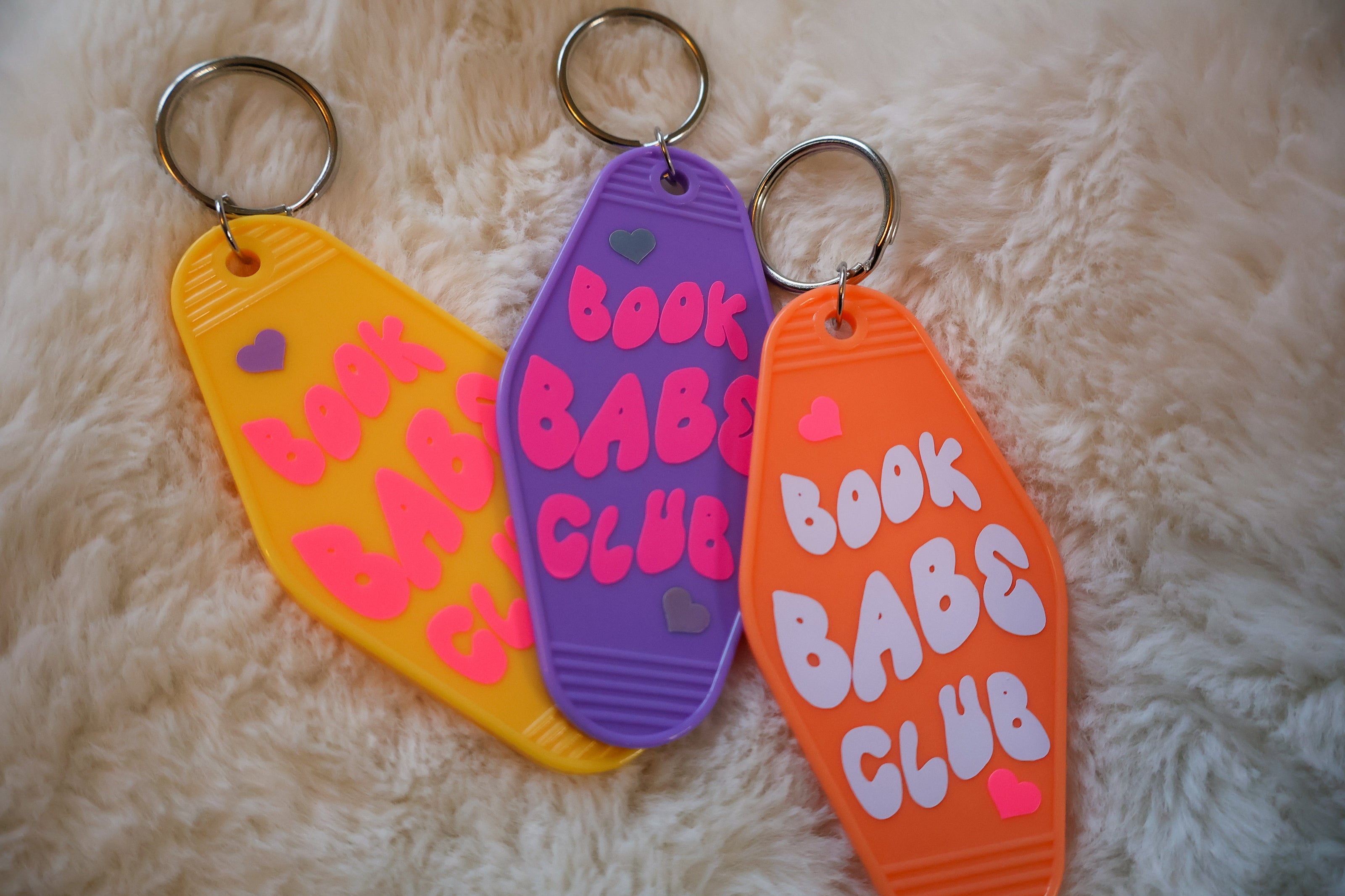 Book Club Babe Bookish Keyring Rooted Book Lover Co