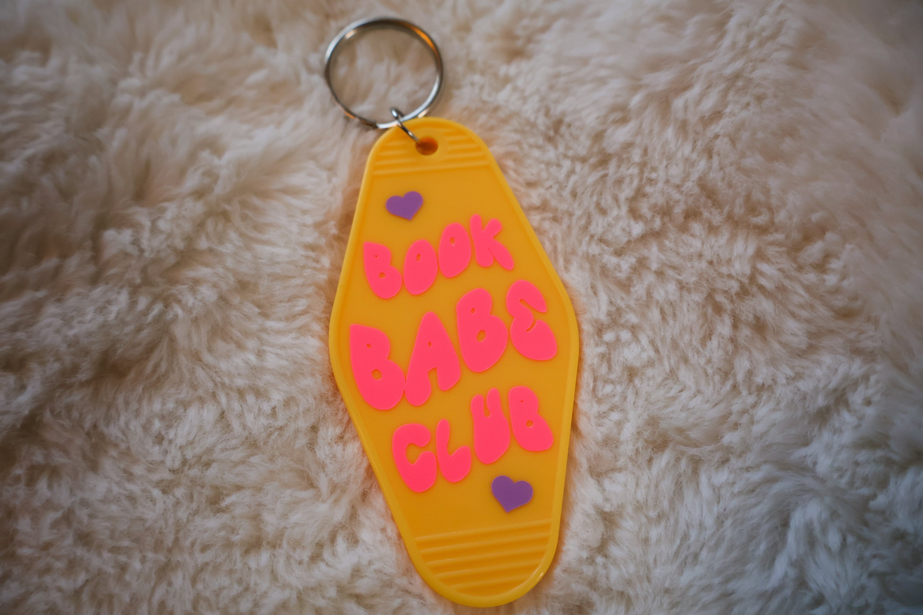 Book Club Babe Bookish Keyring Rooted Book Lover Co