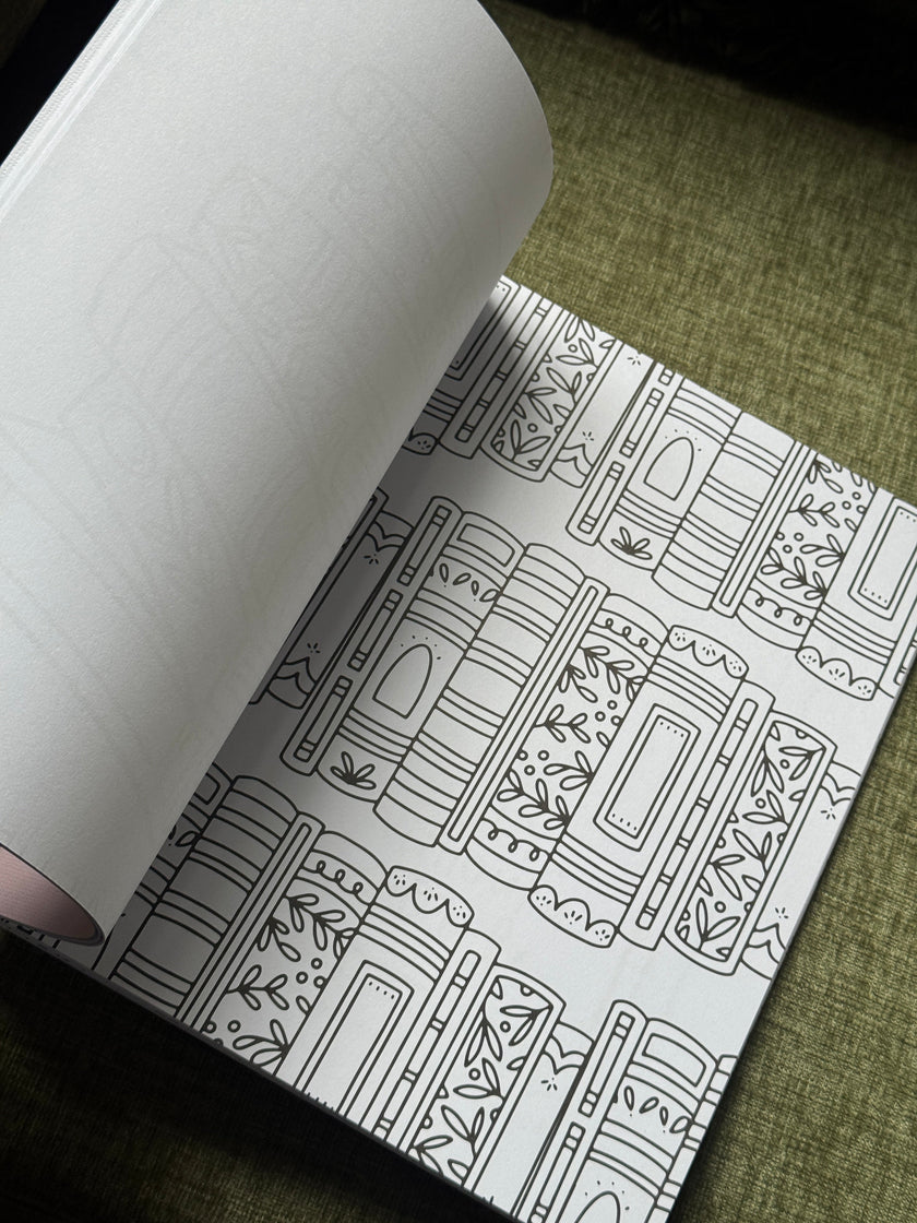 Book Lovers Coloring Book Rooted Book Lover Co