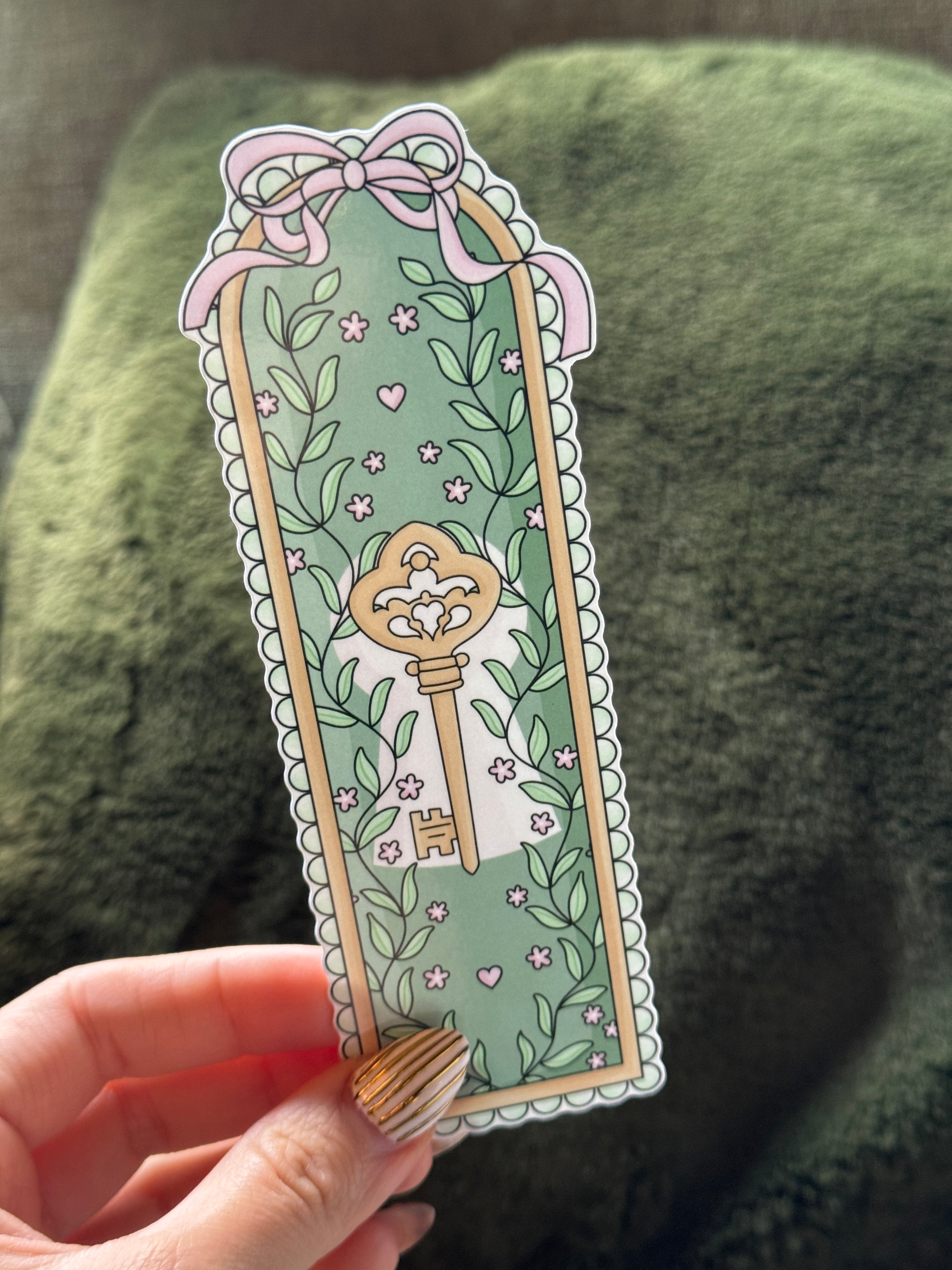 Enchanted Key Bookmark Rooted Book Lover Co