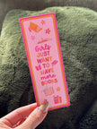 Girls Just Want More Books Bookmark Rooted Book Lover Co