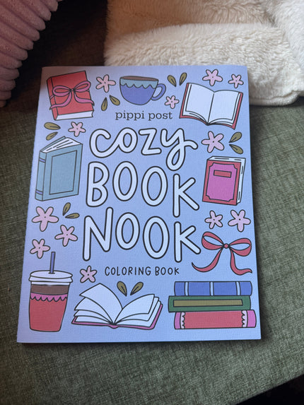 Cozy Book Nook Coloring Book Rooted Book Lover Co