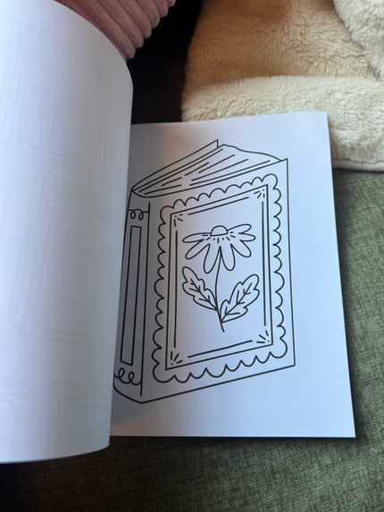 Cozy Book Nook Coloring Book Rooted Book Lover Co