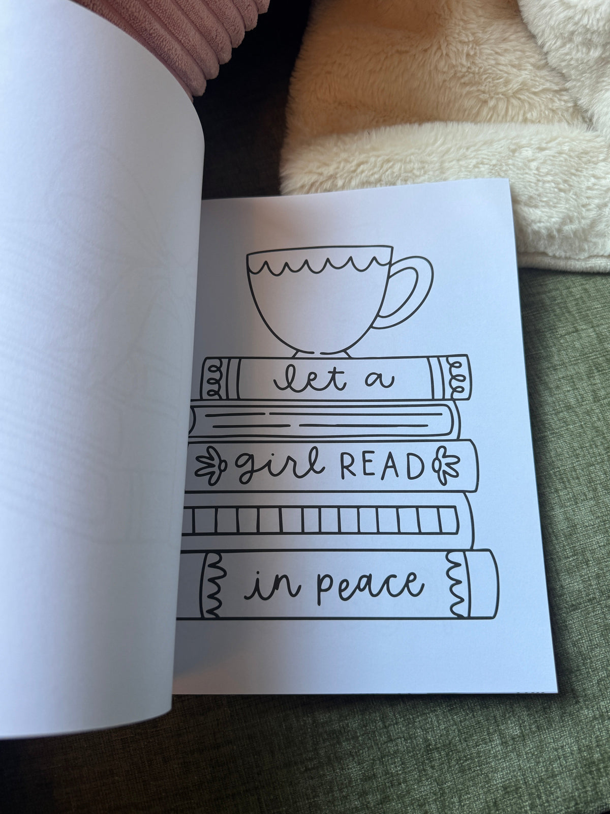 Cozy Book Nook Coloring Book Rooted Book Lover Co